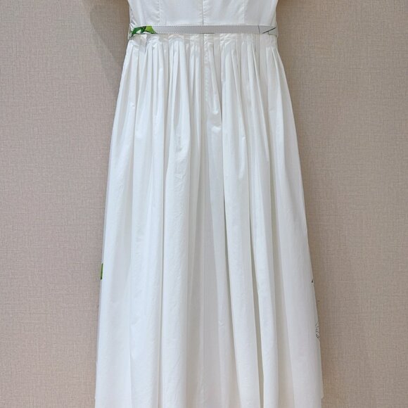 Oscar de la Renta printed short-sleeved dress - Picture 2 of 8